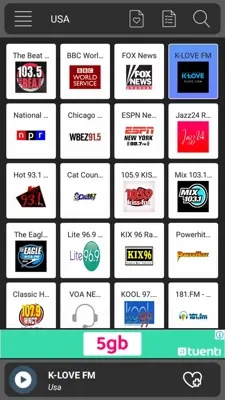 My USA Radio - Radio FM USA android App screenshot 0