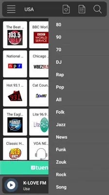 My USA Radio - Radio FM USA android App screenshot 2